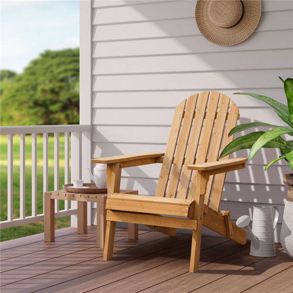 Pressure Treated Wood Adirondack Chair Wayfair